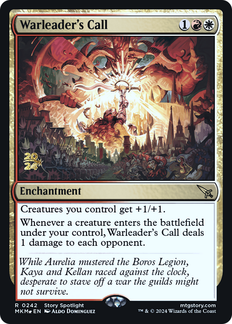 Warleader's Call [Murders at Karlov Manor Prerelease Promos] | Game Master's Emporium (The New GME)