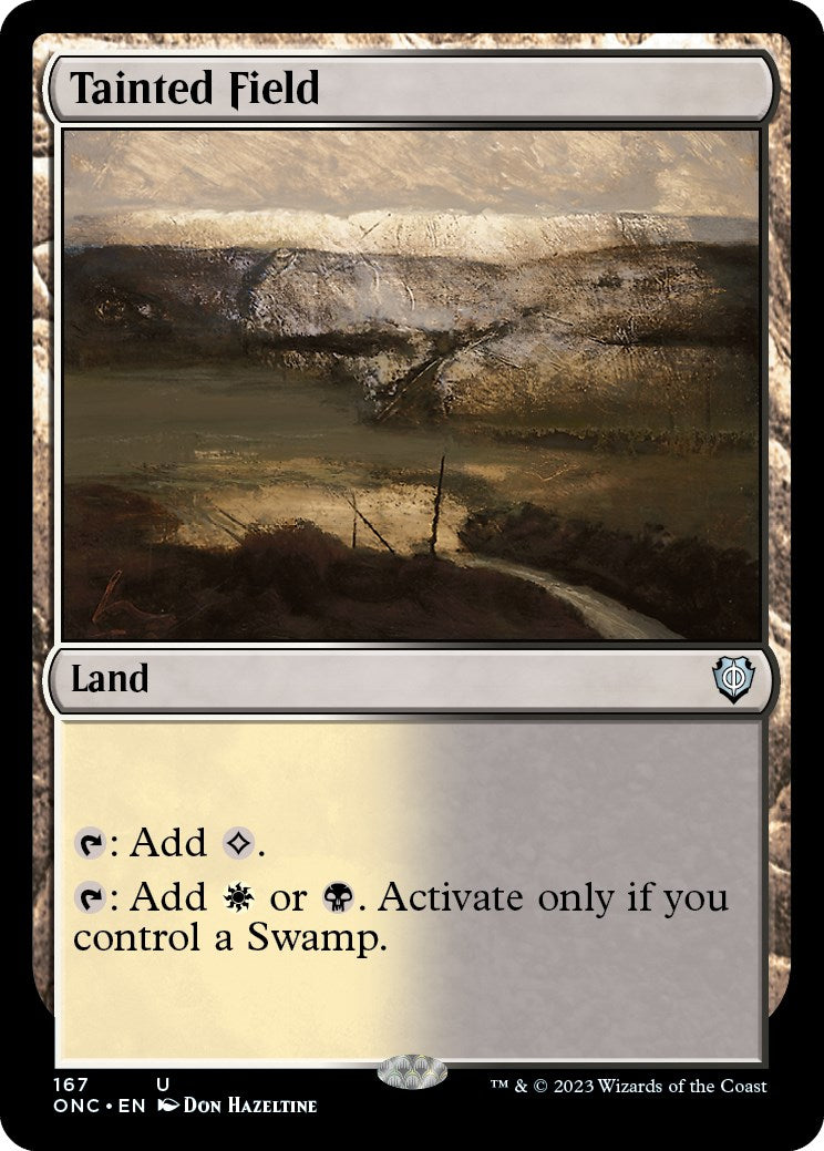 Tainted Field [Phyrexia: All Will Be One Commander] | Game Master's Emporium (The New GME)