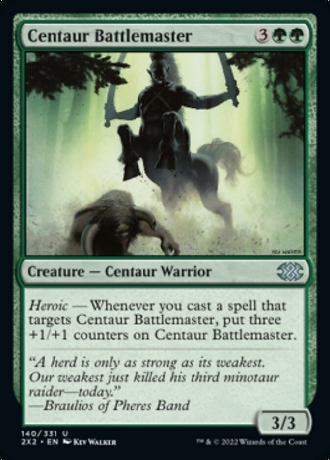 Centaur Battlemaster [Double Masters 2022] | Game Master's Emporium (The New GME)