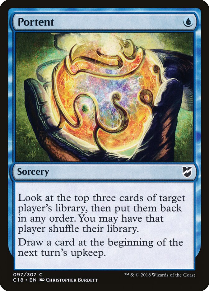 Portent [Commander 2018] | Game Master's Emporium (The New GME)