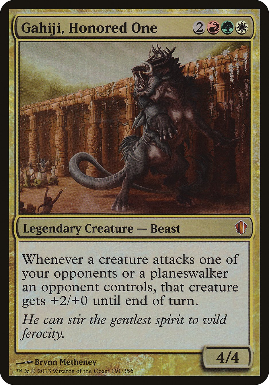 Gahiji, Honored One (Oversized) [Commander 2013 Oversized] | Game Master's Emporium (The New GME)