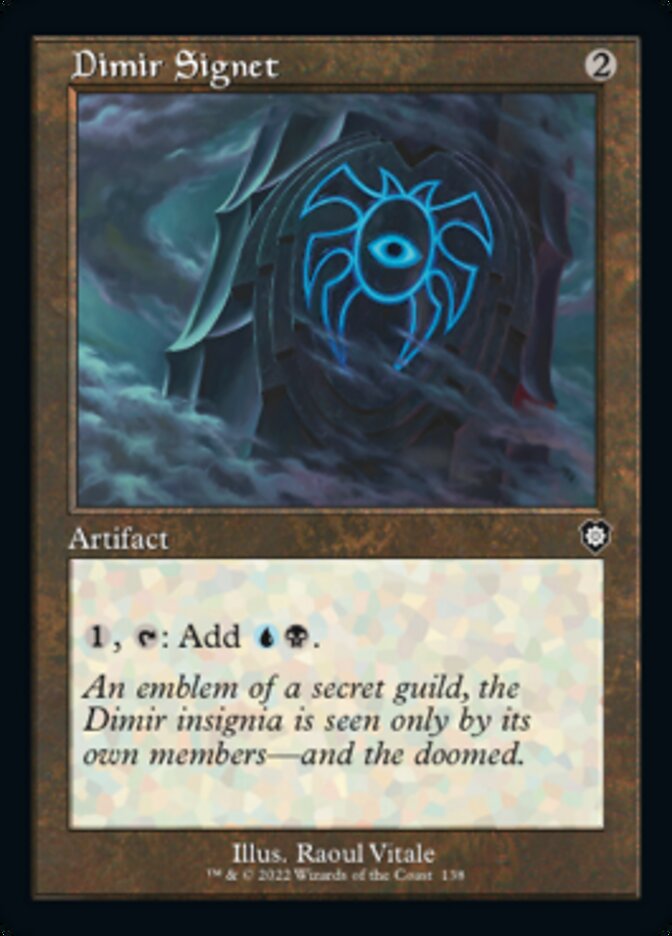 Dimir Signet (Retro) [The Brothers' War Commander] | Game Master's Emporium (The New GME)