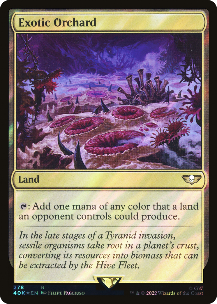 Exotic Orchard (Surge Foil) [Marvel Super Heroes Commander] | Game Master's Emporium (The New GME)