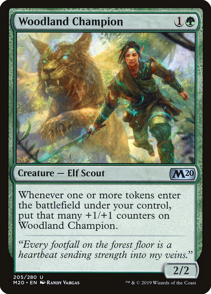 Woodland Champion [Core Set 2020] | Game Master's Emporium (The New GME)