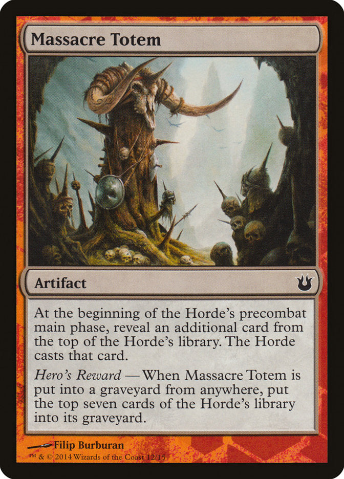 Massacre Totem [Born of the Gods Battle the Horde] | Game Master's Emporium (The New GME)