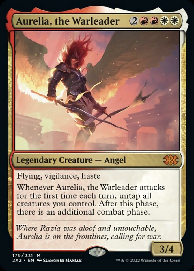 Aurelia, the Warleader [Double Masters 2022] | Game Master's Emporium (The New GME)