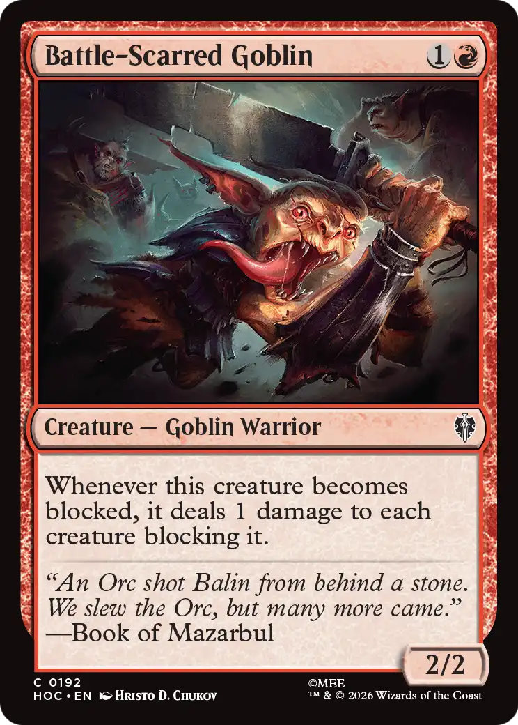 Battle-Scarred Goblin [The Hobbit: Eternal-Legal] | Game Master's Emporium (The New GME)