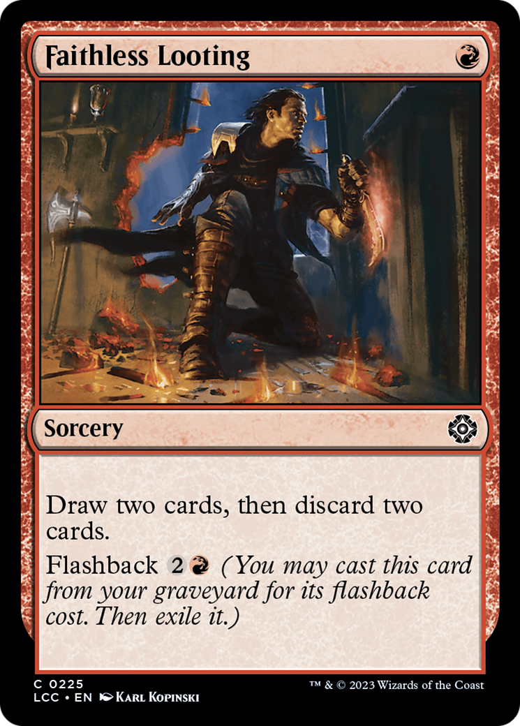 Faithless Looting [The Lost Caverns of Ixalan Commander] | Game Master's Emporium (The New GME)
