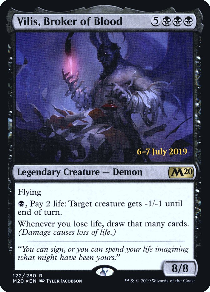 Vilis, Broker of Blood [Core Set 2020 Prerelease Promos] | Game Master's Emporium (The New GME)