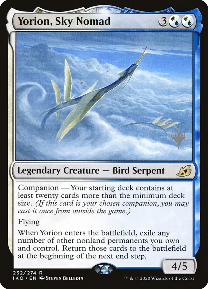 Yorion, Sky Nomad (Promo Pack) [Ikoria: Lair of Behemoths Promos] | Game Master's Emporium (The New GME)