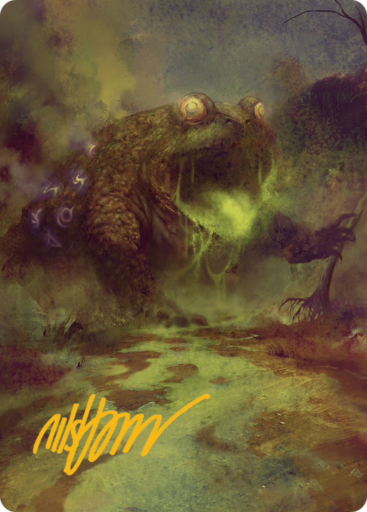 The Gitrog Monster Art Card (Gold-Stamped Signature) [Bloomburrow Art Series] | Game Master's Emporium (The New GME)