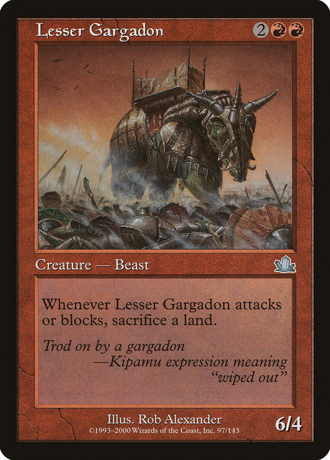 Lesser Gargadon [Prophecy] | Game Master's Emporium (The New GME)