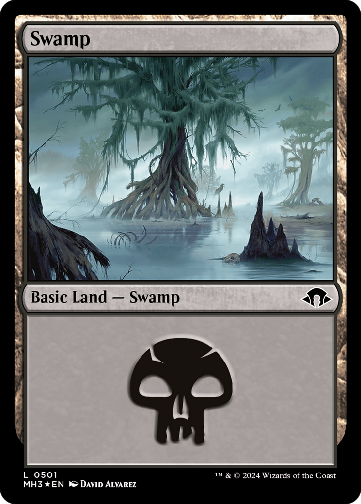 Swamp (0501) (Ripple Foil) [Modern Horizons 3] | Game Master's Emporium (The New GME)