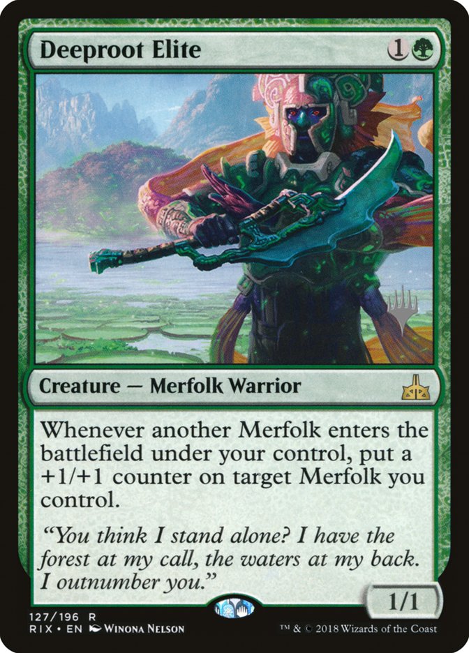 Deeproot Elite (Promo Pack) [Rivals of Ixalan Promos] | Game Master's Emporium (The New GME)
