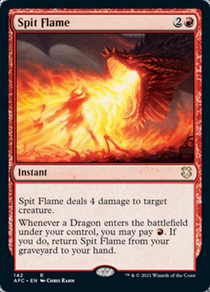 Spit Flame [Dungeons & Dragons: Adventures in the Forgotten Realms Commander] | Game Master's Emporium (The New GME)