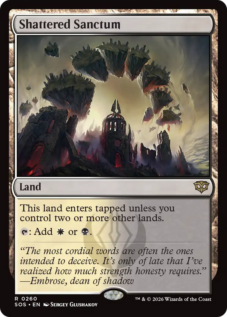 Shattered Sanctum [Secrets of Strixhaven] | Game Master's Emporium (The New GME)