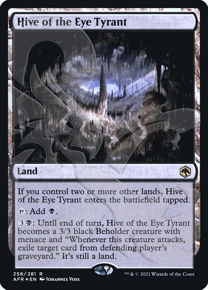 Hive of the Eye Tyrant (Ampersand Promo) [Dungeons & Dragons: Adventures in the Forgotten Realms Promos] | Game Master's Emporium (The New GME)