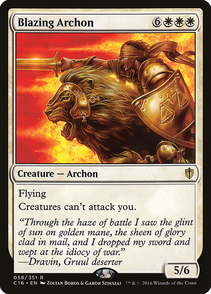Blazing Archon [Commander 2016] | Game Master's Emporium (The New GME)