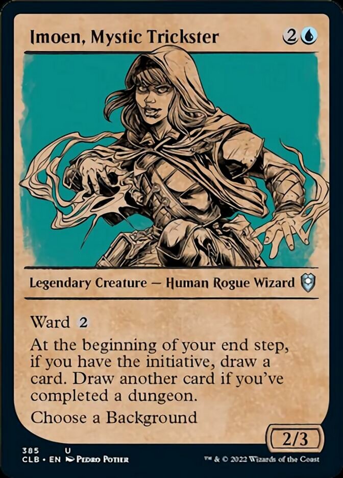 Imoen, Mystic Trickster (Showcase) [Commander Legends: Battle for Baldur's Gate] | Game Master's Emporium (The New GME)