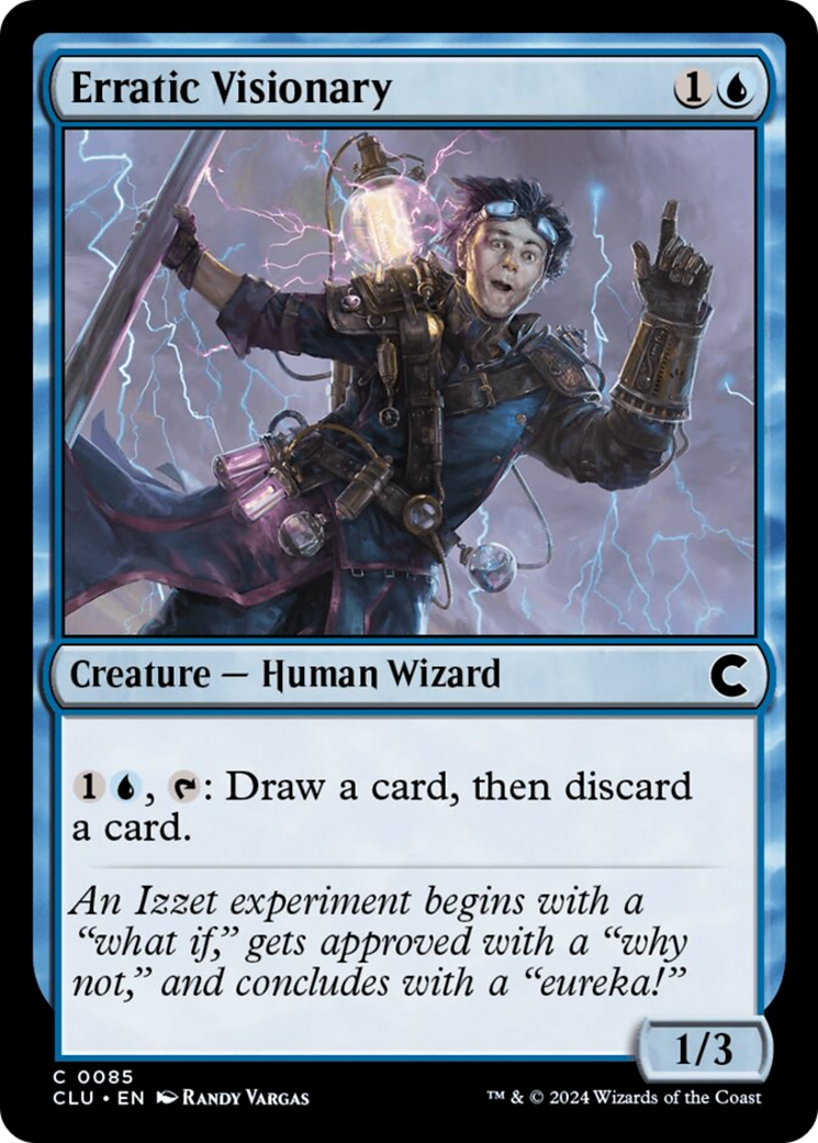 Erratic Visionary [Ravnica: Clue Edition] | Game Master's Emporium (The New GME)