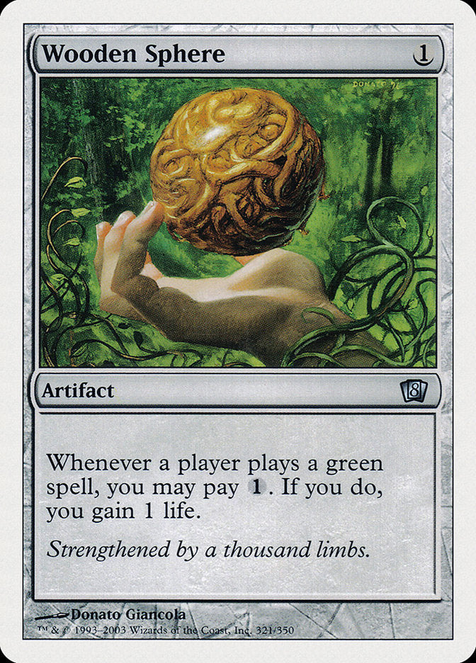 Wooden Sphere [Eighth Edition] | Game Master's Emporium (The New GME)