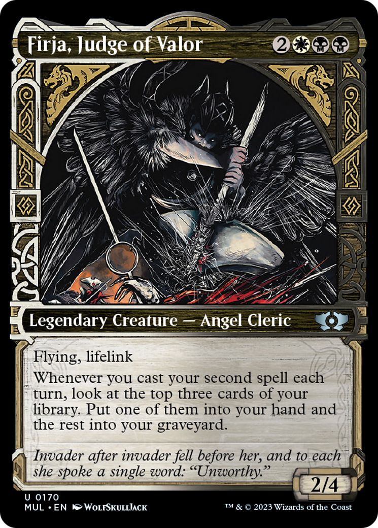 Firja, Judge of Valor (Halo Foil) [Multiverse Legends] | Game Master's Emporium (The New GME)