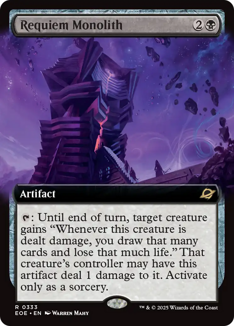 Requiem Monolith (Extended Art) [Edge of Eternities] | Game Master's Emporium (The New GME)