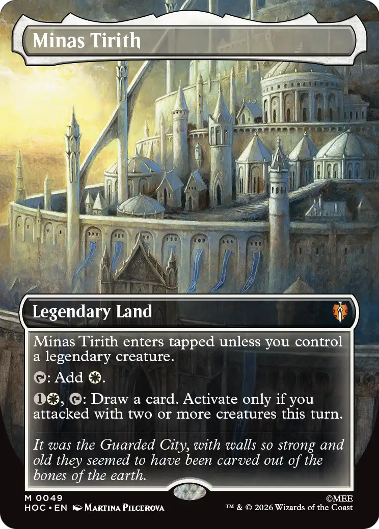 Minas Tirith (Borderless) [The Hobbit: Eternal-Legal] | Game Master's Emporium (The New GME)