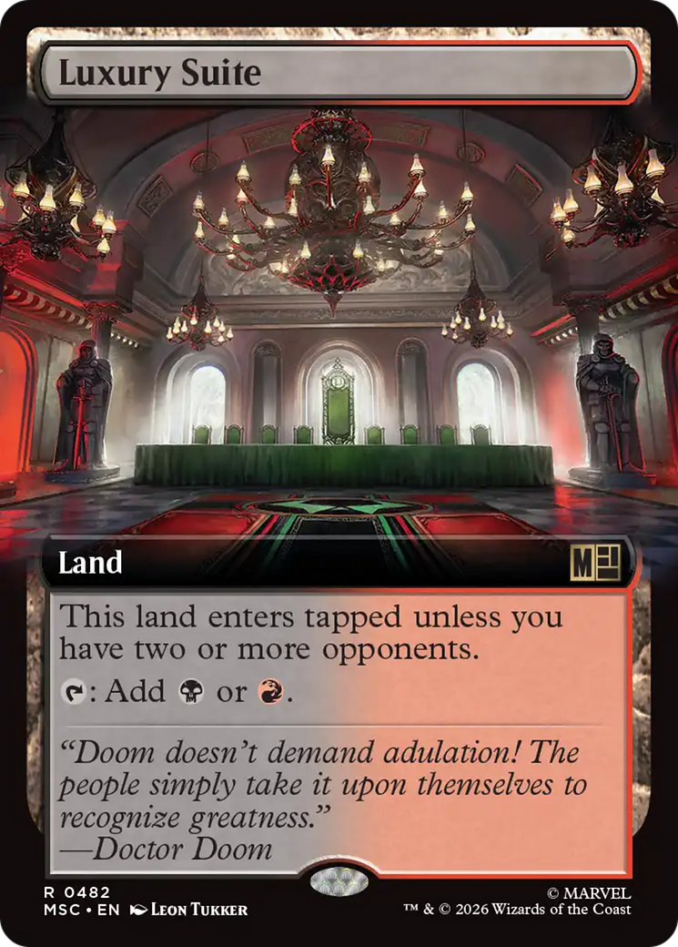 Luxury Suite (Extended Art) [Marvel Super Heroes Commander] | Game Master's Emporium (The New GME)