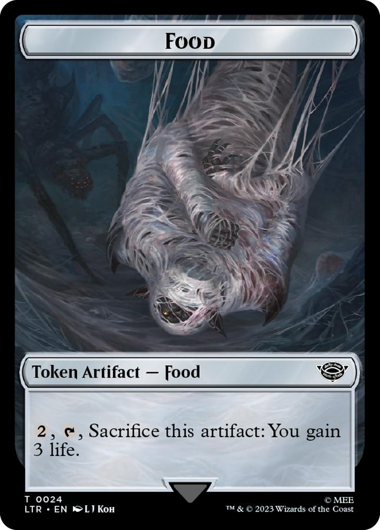 Orc Army (0018) // Food (0024) Double-Sided Token (Surge Foil) [The Lord of the Rings: Tales of Middle-Earth Tokens] | Game Master's Emporium (The New GME)