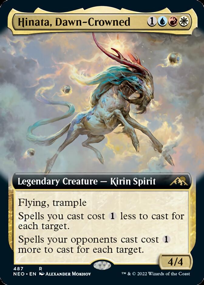 Hinata, Dawn-Crowned (Extended Art) [Kamigawa: Neon Dynasty] | Game Master's Emporium (The New GME)