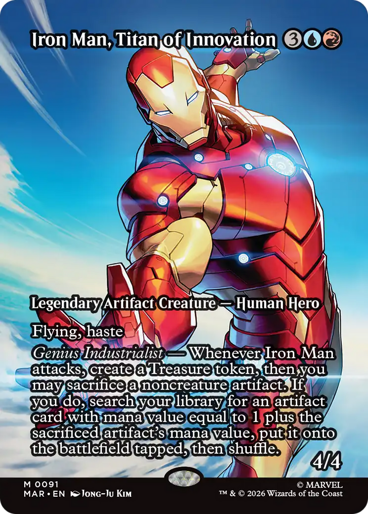Iron Man, Titan of Innovation (Borderless) [Marvel Universe: Eternal-Legal] | Game Master's Emporium (The New GME)
