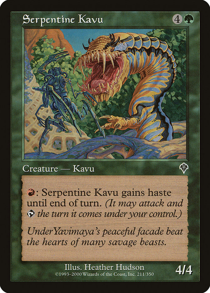Serpentine Kavu [Invasion] | Game Master's Emporium (The New GME)