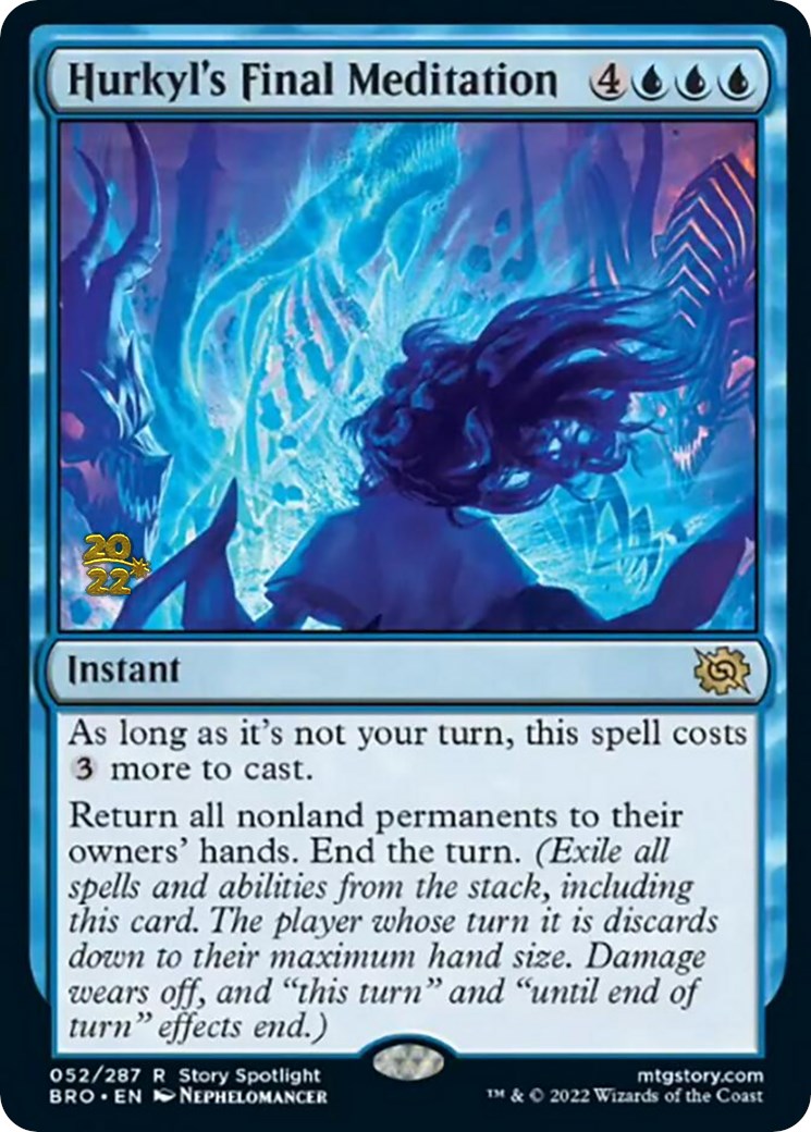 Hurkyl's Final Meditation [The Brothers' War Prerelease Promos] | Game Master's Emporium (The New GME)