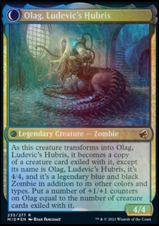 Ludevic, Necrogenius // Olag, Ludevic's Hubris [Innistrad: Midnight Hunt Prerelease Promos] | Game Master's Emporium (The New GME)