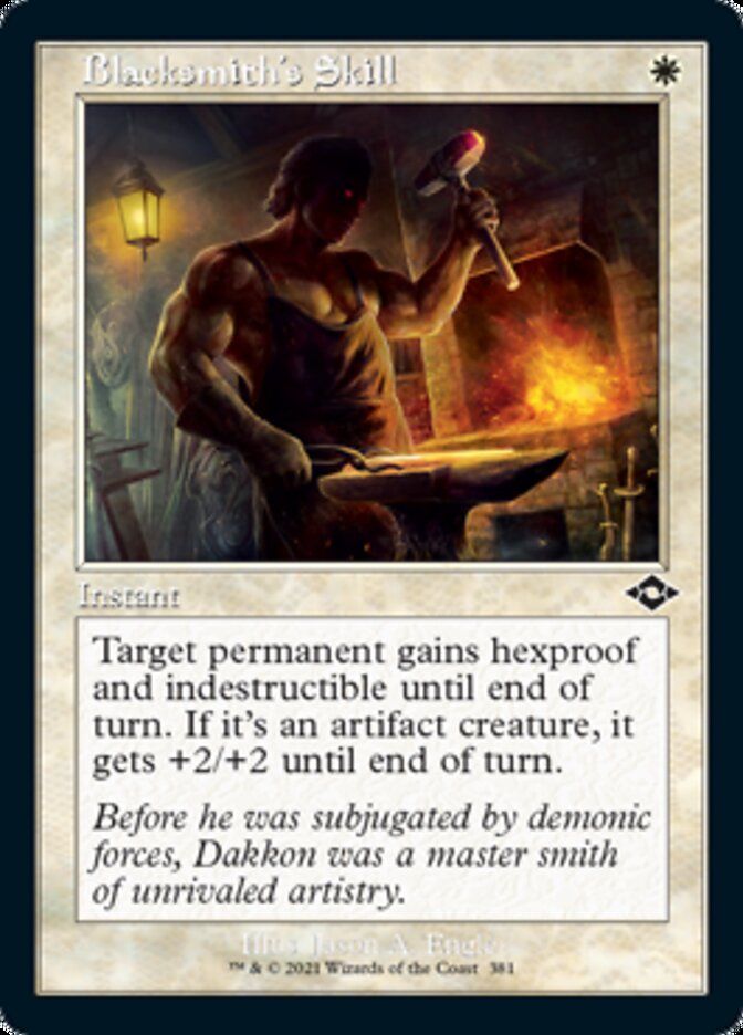Blacksmith's Skill (Retro) [Modern Horizons 2] | Game Master's Emporium (The New GME)