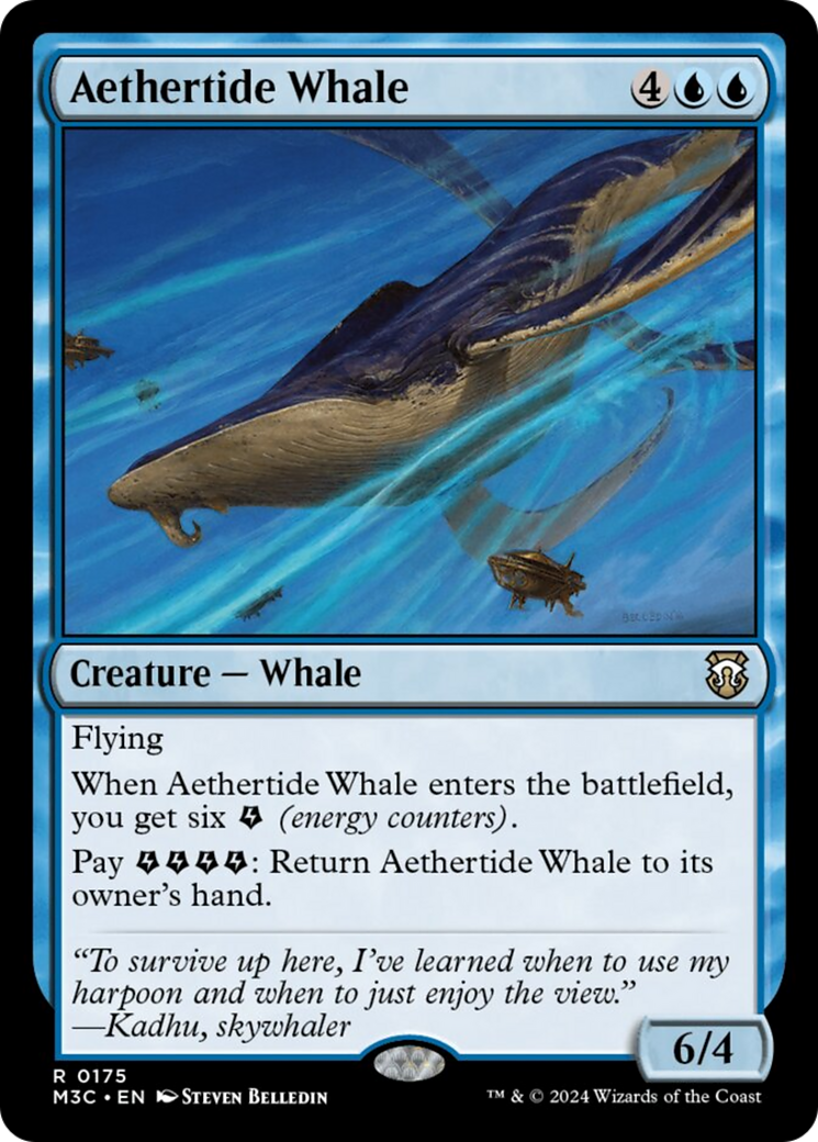 Aethertide Whale [Modern Horizons 3 Commander] | Game Master's Emporium (The New GME)