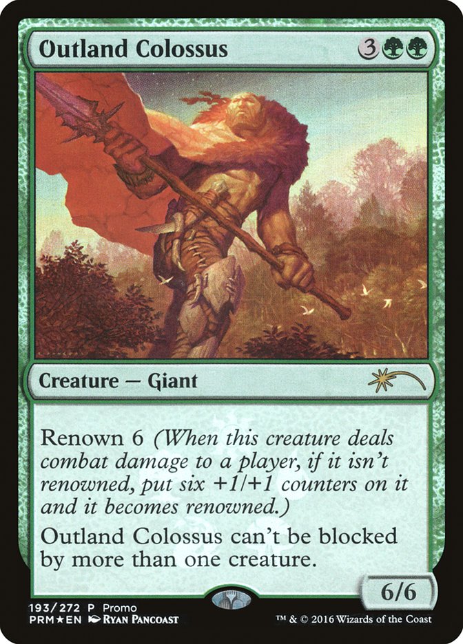 Outland Colossus [Resale Promos] | Game Master's Emporium (The New GME)