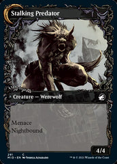 Shady Traveler // Stalking Predator (Showcase Equinox) [Innistrad: Midnight Hunt] | Game Master's Emporium (The New GME)