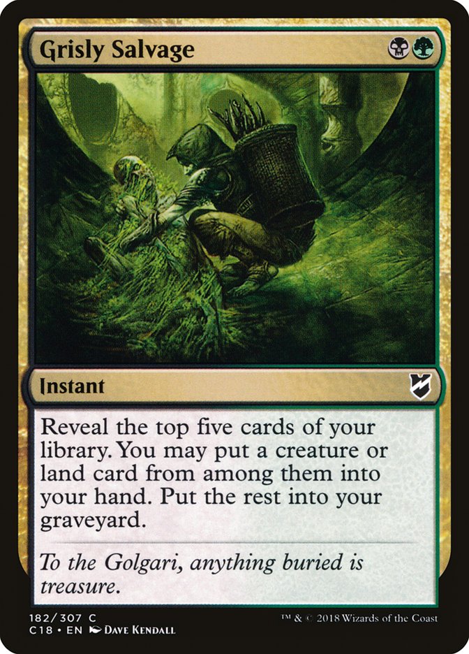 Grisly Salvage [Commander 2018] | Game Master's Emporium (The New GME)