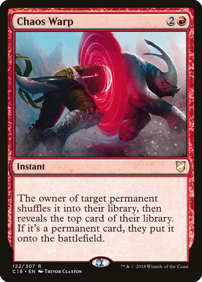 Chaos Warp [Commander 2018] | Game Master's Emporium (The New GME)