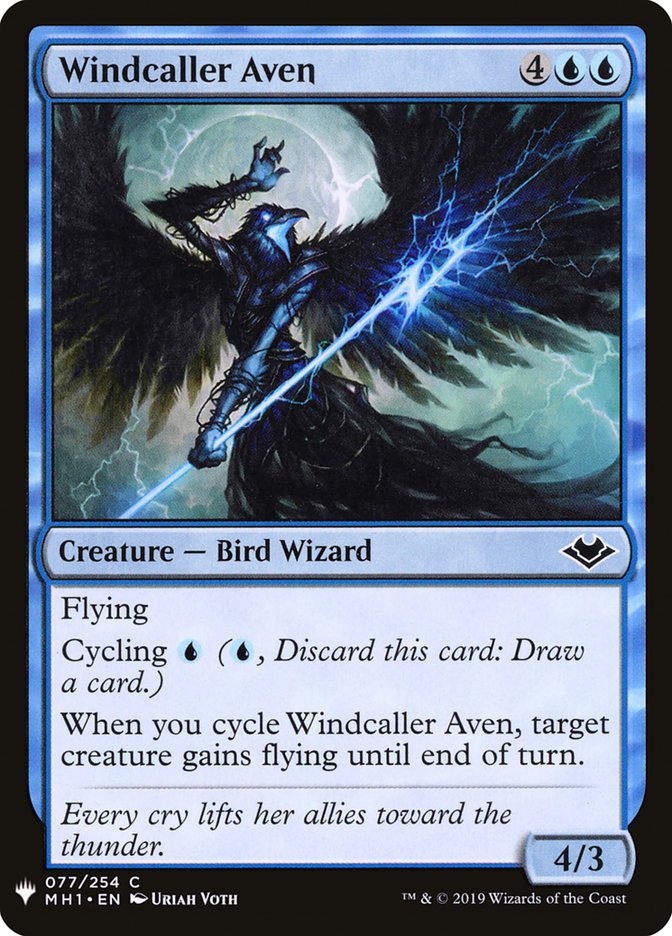 Windcaller Aven [Mystery Booster] | Game Master's Emporium (The New GME)