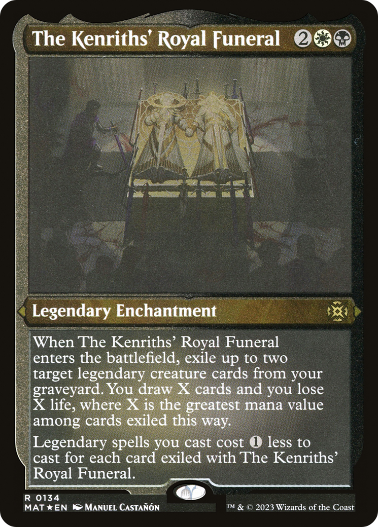 The Kenriths' Royal Funeral (Foil Etched) [March of the Machine: The Aftermath] | Game Master's Emporium (The New GME)