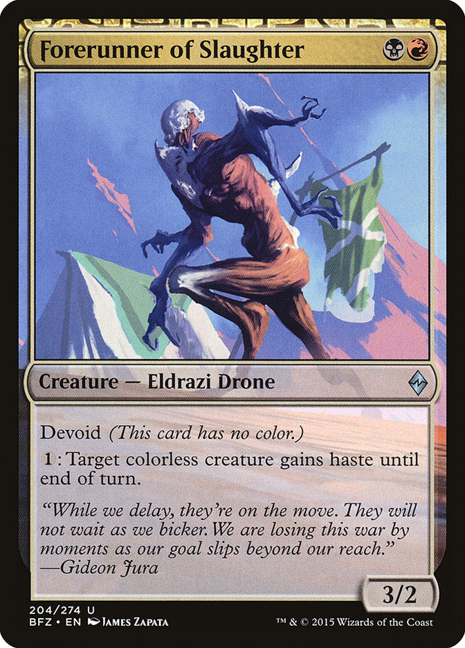 Forerunner of Slaughter [Battle for Zendikar] | Game Master's Emporium (The New GME)