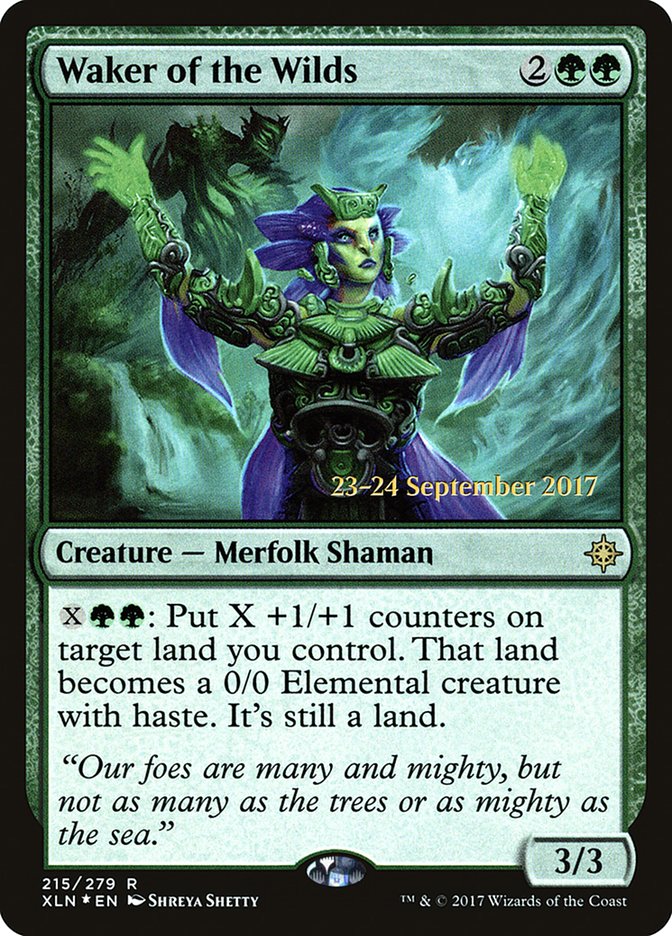 Waker of the Wilds [Ixalan Prerelease Promos] | Game Master's Emporium (The New GME)