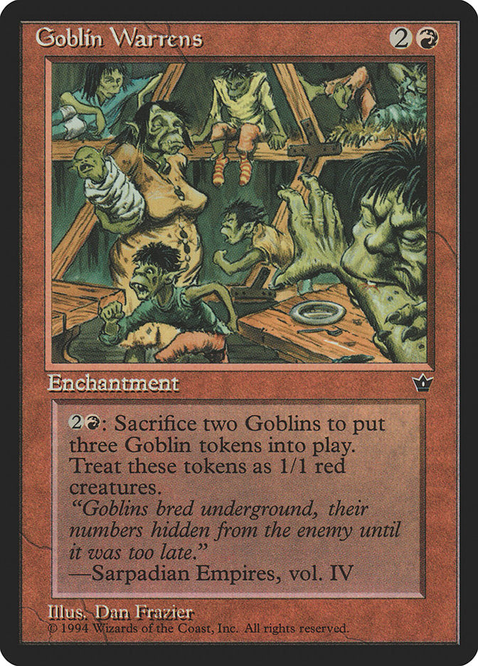 Goblin Warrens [Fallen Empires] | Game Master's Emporium (The New GME)