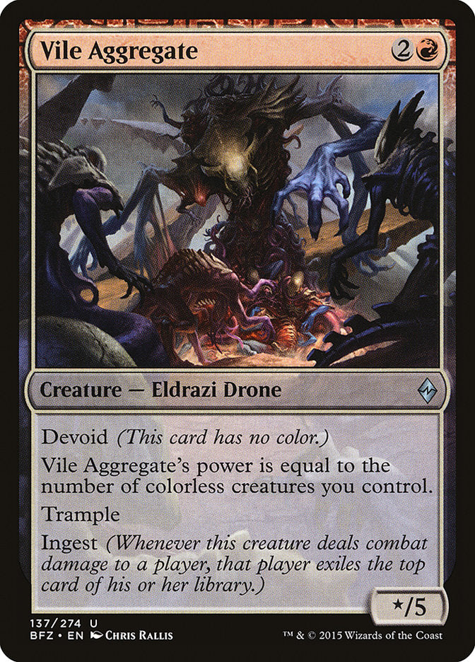 Vile Aggregate [Battle for Zendikar] | Game Master's Emporium (The New GME)