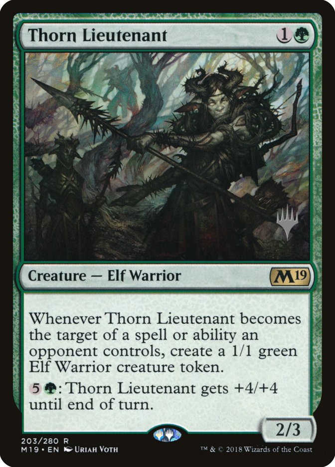 Thorn Lieutenant (Promo Pack) [Core Set 2019 Promos] | Game Master's Emporium (The New GME)