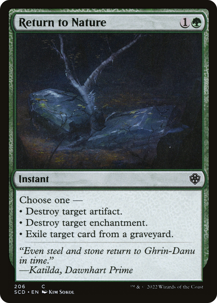 Return to Nature [Starter Commander Decks] | Game Master's Emporium (The New GME)