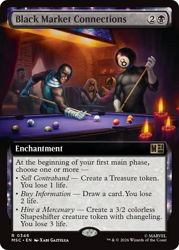 Black Market Connections (Extended Art) [Marvel Super Heroes Commander] | Game Master's Emporium (The New GME)